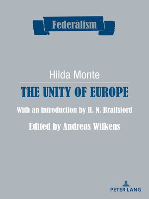cover image of The Unity of Europe